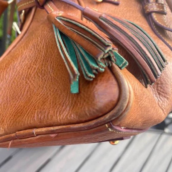 Dooney and Bourke Florentine Domed Buckle Satchel - Natural - Picture 9 of 16